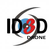 Logo id3d drone, pilote professionnel