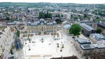 Mairie d'Evreux photographiée par pilote de drone