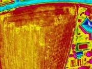 Thermographie aerienne terrain agricole