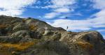 Vue aerienne de drone paysage de montagne