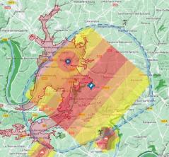 Zones de vols de drones règlementées sur Rouen