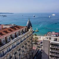 Cannes en photographie aérienne, vue du ciel