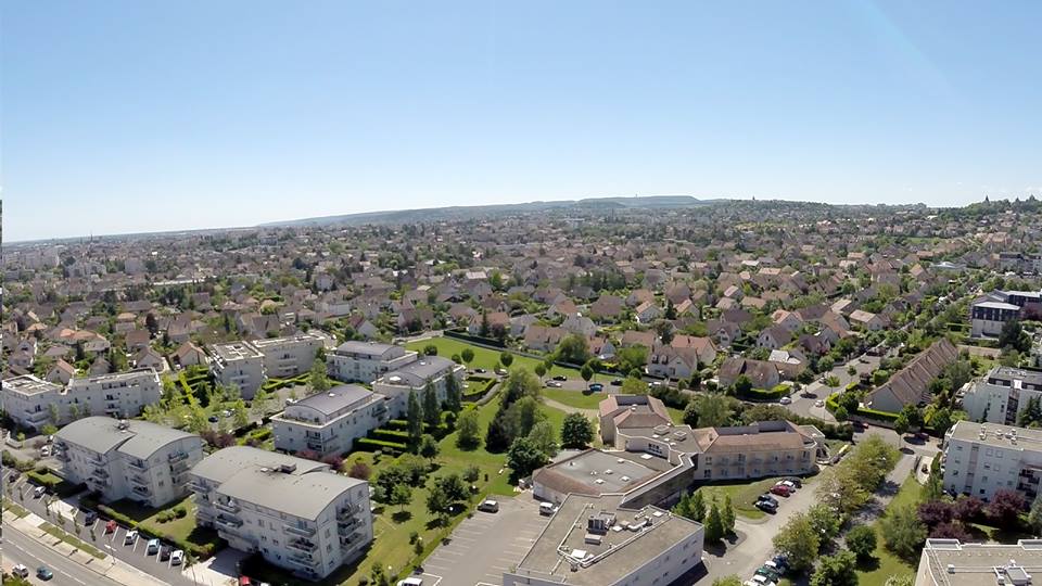 Dijon, photographie aérienne par drone