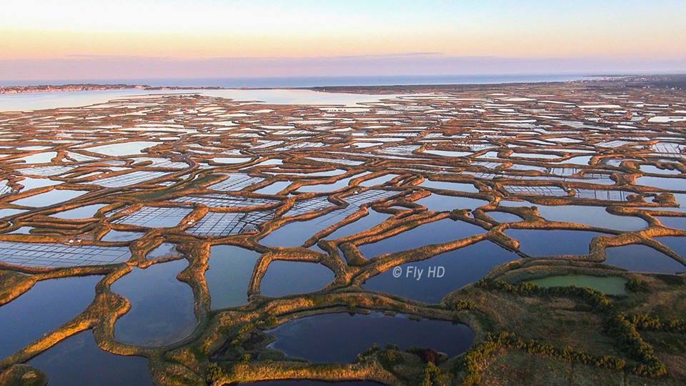 Guérande en vue aérienne photographié par drone