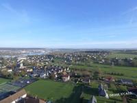 La Mailleraye-sur-Seine en Normandie, photo aérienne par drone