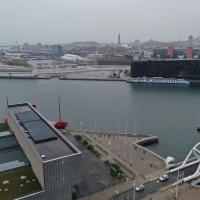 Le Havre, photo aérienne du port du Havre par drone