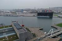 Le Havre, photo aérienne du port du Havre par drone