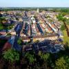 Le Quesnoy, photo aérienne par drone dans le Nord