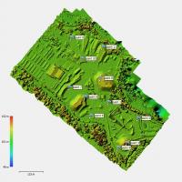 Modèle Numérique de Surface réalisé par drone