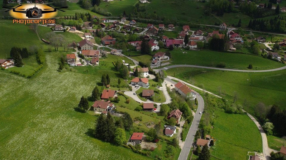 Oye-et-Pallet en vue aerienne par drone