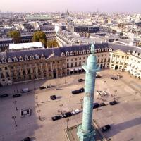 Paris en vue aérienne photo prise de la place Vendome