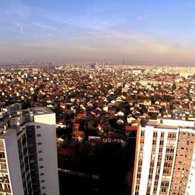 Paris vue du ciel par un drone