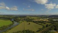 Paysage photographié par un drone dans les Ardennes Grand-Est