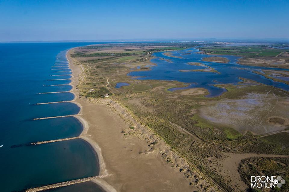 Photo aérienne, Aigues Mortes en Camargue Provence-Alpes-Côte-d’Azur