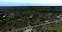 Photo aérienne de Collonges la rouge par drone en Corrèze