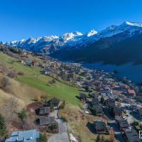 Photo aérienne de La Clusaz prise d'un drone