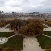 Photo aérienne de la place des Vosges à Paris