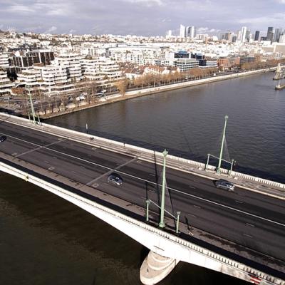 Photo aérienne de la Ville de Suresnes