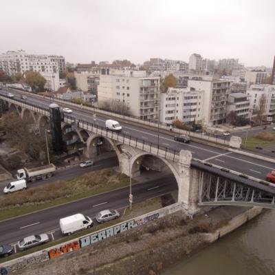Photo aérienne de Levallois-Perret prise par un drone