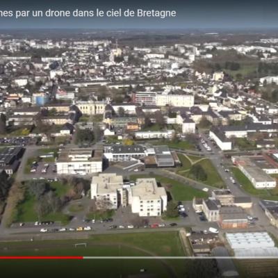 Photo aérienne de Rennes photographiée par un drone