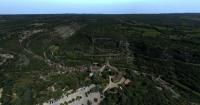 Photo aérienne de Rocamadour par drone en Occitanie