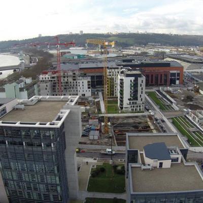 Photo aérienne de Rouen en Normandie