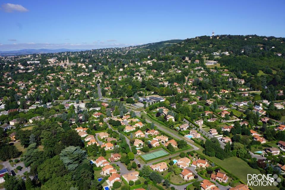 Photo aérienne de St Cyr au Mont d'Or par drone