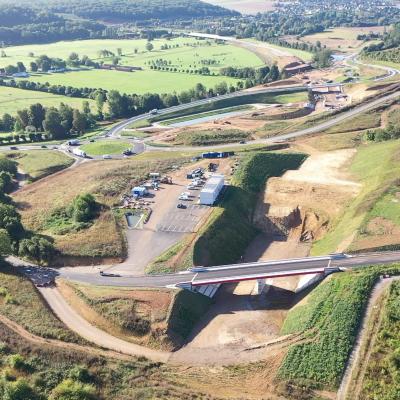 Photo aerienne de suivi de chantier par drone