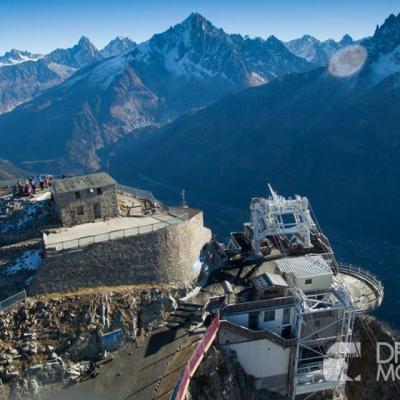 Photo aérienne de paysage, Le Brévent en Haute-Savoie