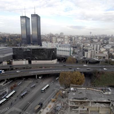Photo aérienne par drone a Bagnolet Seine-Saint-Denis