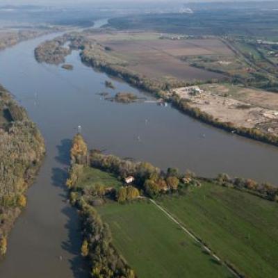 Photo aérienne Rhône