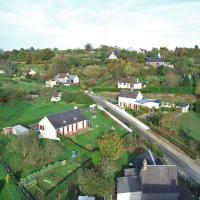 Photo aérienne Sainte-Suzanne-sur-Vire dans la Manche.
