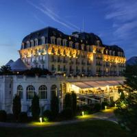photo de l'Imperial Palace d'Annecy, vue nocturne