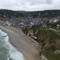 Photo Etretat en vue aérienne par drone