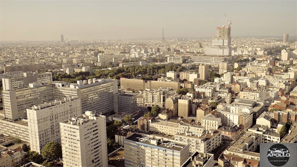 Photo Paris la tour Eiffel et la tour Montparnasse