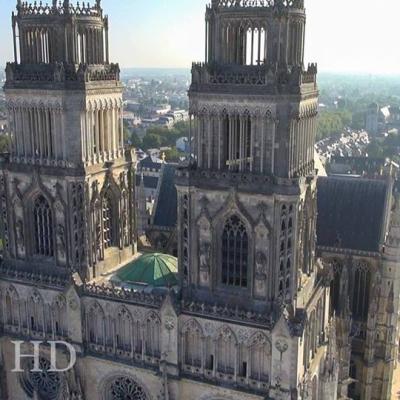 Photographie aérienne d’Orléans réalisée par un drone