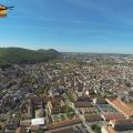 Photographie aerienne de Besançon par un drone