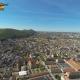 Photographie aerienne de Besançon par un drone
