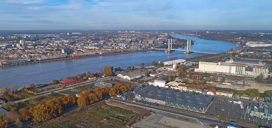 Photographie aérienne de Bordeaux photo par drone en Gironde