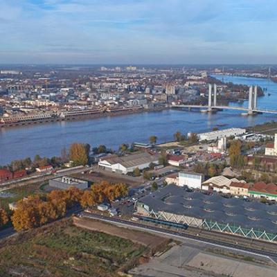 Photographie aérienne de Bordeaux photo par drone en Gironde