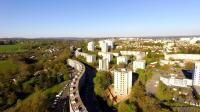 Photographie aérienne de la ville de Limoges par drone