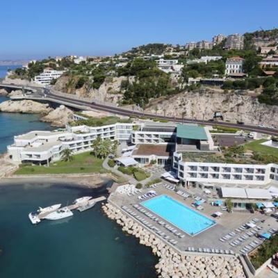 Photographie aérienne de Pullman Palm Beach de Marseille