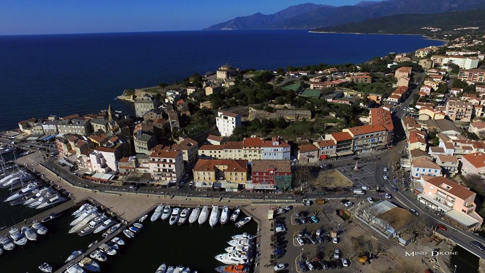Photographie aérienne de Saint-Florent en Corse