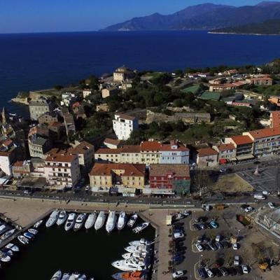 Photographie aérienne de Saint-Florent en Corse