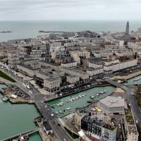 Vue aérienne de la ville du Havre en Seine-Maritime