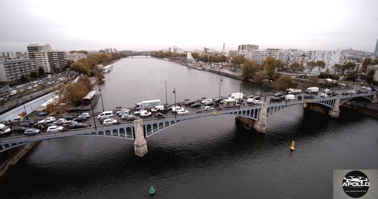 Photographie aérienne d'Asnières-sur-Seine