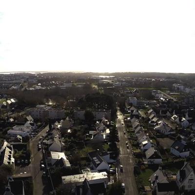 Photographie de Vannes en prise vue par drone