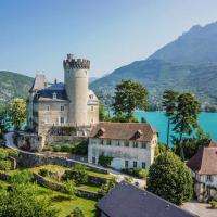 photographie du Chateau de Duingt sur le Lac d'Annecy