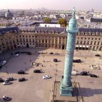 Place Vendôme à Paris photographiée par un drone