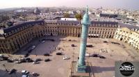 Place Vendôme à Paris photographiée par un drone